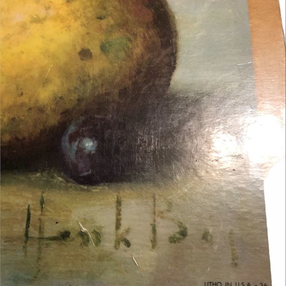 Hank Boj Lithograph 1959 Vintage Hot Plate Plaque - Picture 10 of 15